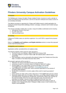 Campus Activation Guidelines