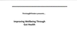 Improving Wellbeing through Gut Health