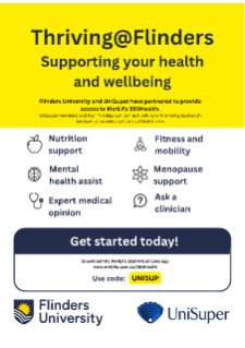 Thriving@Flinders: Metlife poster